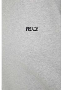 Preach bluza bawełniana kolor szary gładka. Kolor: szary. Materiał: bawełna. Wzór: gładki. Styl: klasyczny #6