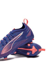 Puma Buty do piłki nożnej Ultra 5 Pro Fg/Ag 107693 01 Niebieski. Kolor: niebieski. Materiał: skóra