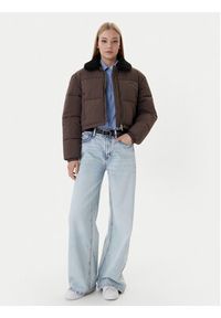 Tommy Jeans Kurtka zimowa Teddy DW0DW22049 Brązowy Regular Fit. Kolor: brązowy. Materiał: syntetyk. Sezon: zima #6