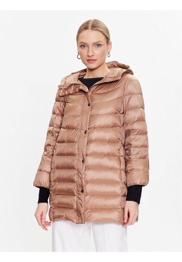 Marella Kurtka przejściowa Yoro 34860327 Brązowy Regular Fit. Kolor: brązowy. Materiał: syntetyk
