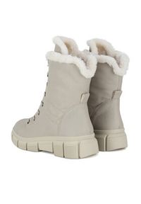 Rieker Trzewiki X3402-60 Beżowy. Kolor: beżowy. Materiał: materiał #6