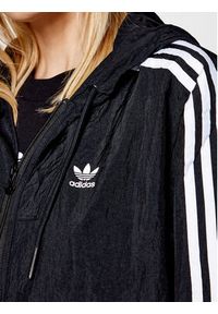 Adidas - adidas Wiatrówka Windbreaker GN2780 Czarny Loose Fit. Kolor: czarny. Materiał: syntetyk