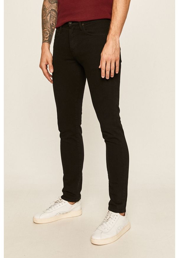 Polo Ralph Lauren - Jeansy. Kolor: czarny. Materiał: jeans. Wzór: gładki