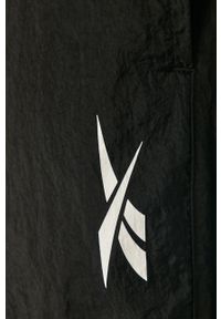 Reebok - Spodnie. Kolor: czarny. Materiał: tkanina #3