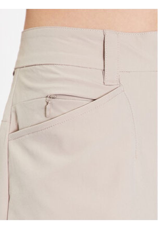 Jack Wolfskin Spódnica trapezowa Sonora 1503116 Beżowy Regular Fit. Kolor: beżowy. Materiał: syntetyk
