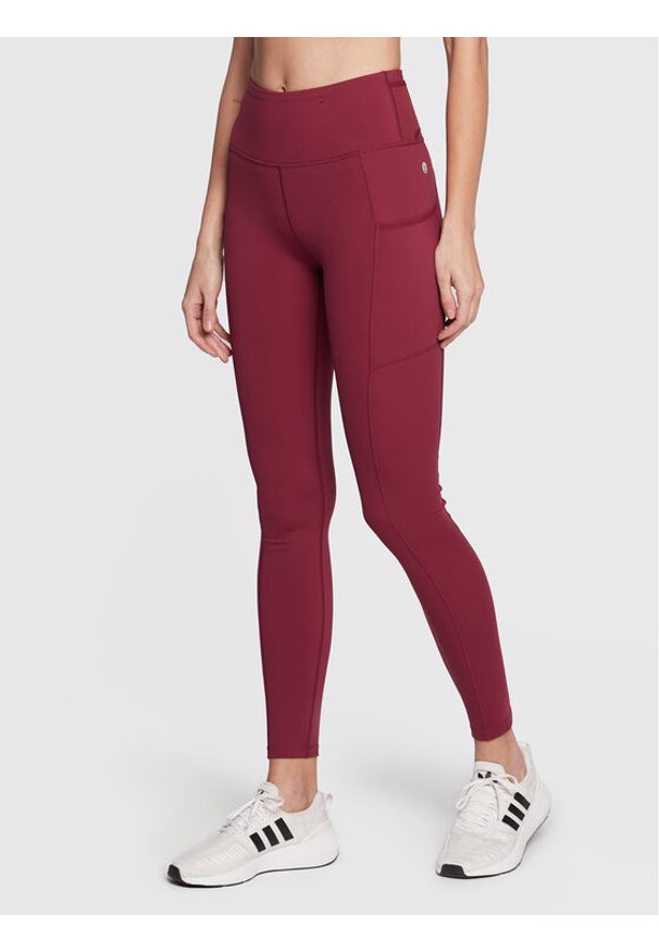 Czerwone Legginsy Nike 