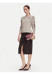Liu Jo Sport Sweter TF6094 MS49I Szary Regular Fit. Kolor: szary. Materiał: wiskoza. Styl: sportowy #3