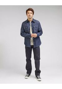 Lee - LEE 101 50'S WESTERN MĘSKA KOSZULA JEANSOWA JEANS DRY L93CGB41 112124132. Materiał: jeans #5