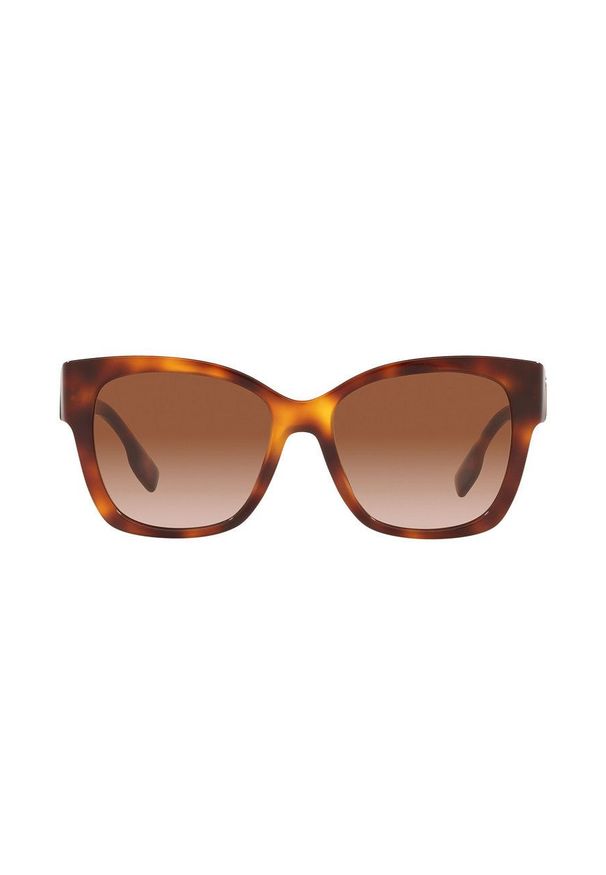 Burberry - Okulary przeciwsłoneczne 0BE4345. Kolor: brązowy