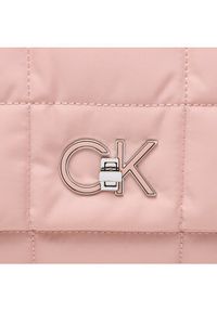 Calvin Klein Torebka Re-Lock Quilt Shoulder Bag Nyl K60K610639 Różowy. Kolor: różowy