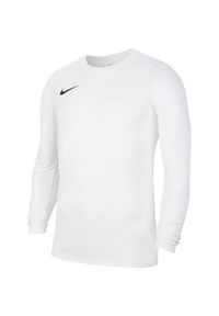 Koszulka treningowa męska Nike DF Park VII. Kolor: biały. Materiał: poliester. Długość rękawa: długi rękaw