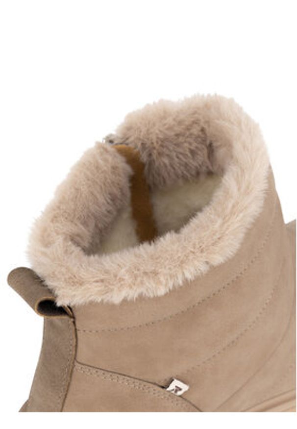 Rieker Revolution Lifestyle Trzewiki W2070-20 Beżowy. Kolor: beżowy. Materiał: skóra, syntetyk