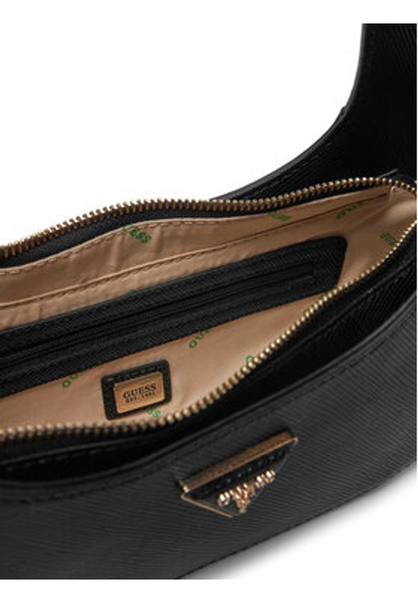 Guess Torebka HWEZG9 52301 Czarny. Kolor: czarny. Materiał: skórzane