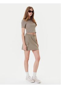 Guess Spódnica mini V5YD04 KCX42 Zielony Regular Fit. Kolor: zielony. Materiał: syntetyk #3
