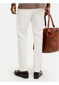 Jack & Jones Chinosy Kane 12268490 Écru Relaxed Fit. Kolor: kremowy. Materiał: bawełna #9