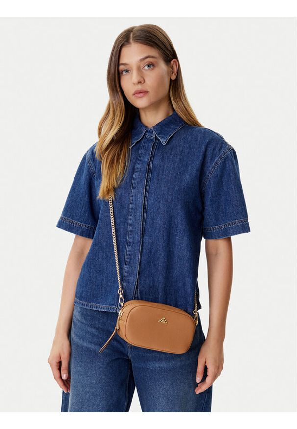 Aldo Torebka Moanah 14076893 Brązowy. Kolor: brązowy. Materiał: skórzane