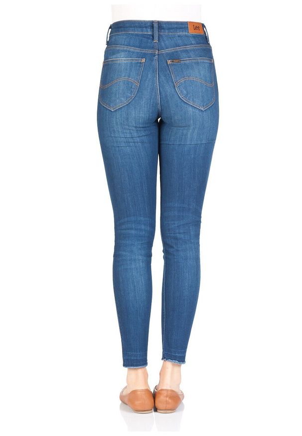 Lee - LEE SCARLET HIGH DAMSKIE SPODNIE JEANSOWE JEANSY L626PFMV