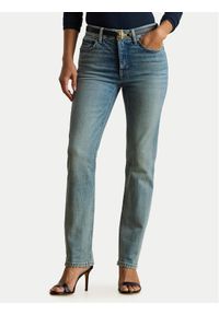 Lauren Ralph Lauren - LAUREN RALPH LAUREN Jeansy 200P03646001 Niebieski Straight Fit. Kolor: niebieski #1
