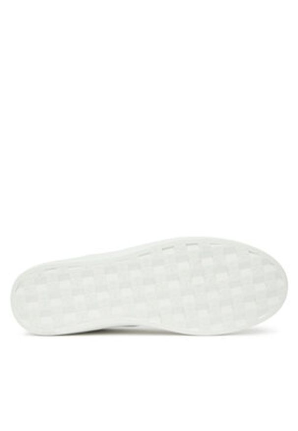 Calvin Klein Jeans Sneakersy Classic Cupsole Mono Lth YM0YM01369 Biały. Kolor: biały. Materiał: skóra