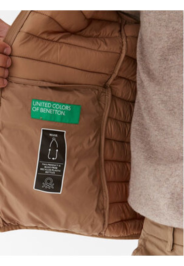 United Colors of Benetton - United Colors Of Benetton Kurtka przejściowa 2BA2UN02O Beżowy Regular Fit. Kolor: beżowy. Materiał: syntetyk