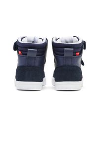 Dziecięce skórzane trenery Hummel Slimmer Stadil High. Okazja: na co dzień. Kolor: niebieski. Materiał: skóra #2