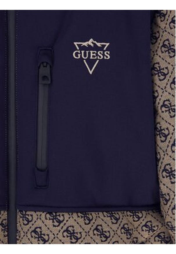 Guess Kurtka narciarska M5BL0N WF182 Beżowy Regular Fit. Kolor: beżowy. Materiał: syntetyk. Sport: narciarstwo