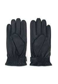 Wittchen - Męskie rękawiczki skórzane z ozdobnymi zatrzaskami czarne. Kolor: czarny. Materiał: skóra. Styl: klasyczny, elegancki #3