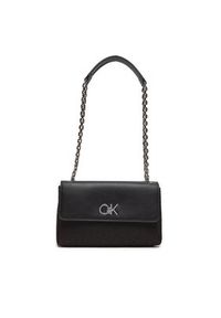Calvin Klein Torebka Re-Lock Conv Shoulder Bag_Jqc K60K612641 Czarny. Kolor: czarny. Materiał: skórzane #6