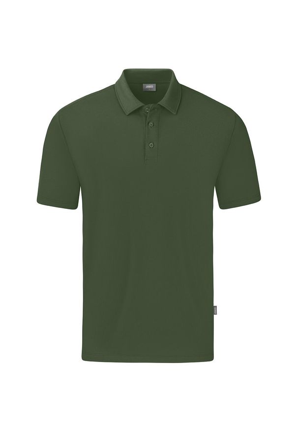 Polo Jako Organic Stretch. Typ kołnierza: polo. Kolor: zielony. Sport: piłka nożna