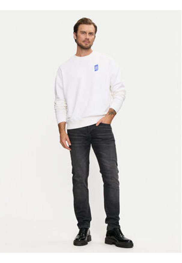 United Colors of Benetton - United Colors Of Benetton Jeansy 4MCP57BC8 Szary Slim Fit. Kolor: szary