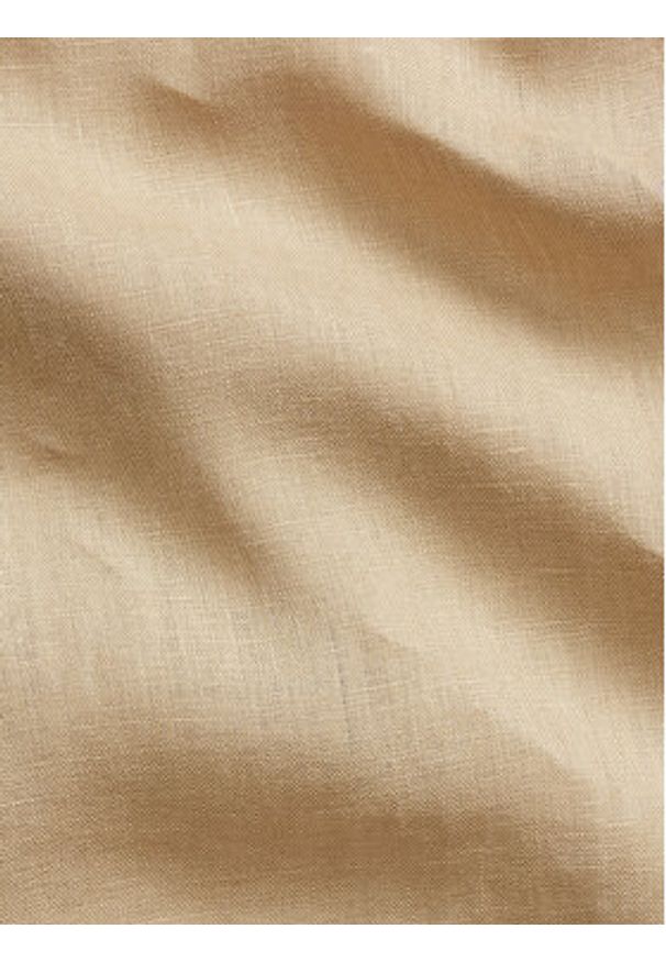 Polo Ralph Lauren Koszula 710966421003 Beżowy Classic Fit. Typ kołnierza: polo. Kolor: beżowy. Materiał: len