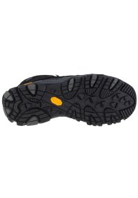 Buty Merrell Moab 3 Mid Gtx M J036243 czarne. Kolor: czarny. Materiał: materiał, skóra, guma. Szerokość cholewki: normalna. Technologia: Gore-Tex. Sport: turystyka piesza