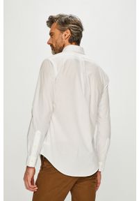 Polo Ralph Lauren - Koszula. Typ kołnierza: polo. Kolor: biały. Materiał: tkanina. Wzór: gładki #3