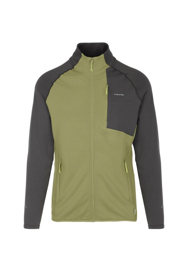 Viking - Bluza męska VIKING Birger Man rozpinana. Kolor: zielony
