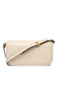Pinko - PINKO Torebka Love Box Baguette Al 25-26 PLTT 105083 A26L Écru. Kolor: kremowy. Materiał: skórzane #4