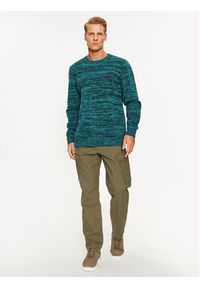 Levi's® Sweter Original Housemark A4320-0006 Zielony Standard Fit. Kolor: zielony. Materiał: wełna, syntetyk #3