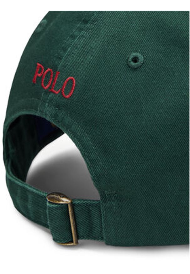 Polo Ralph Lauren Czapka z daszkiem 710667709031 Zielony. Kolor: zielony. Materiał: bawełna