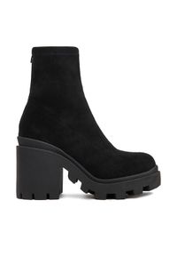 DeeZee Botki ZB362-2 Czarny. Kolor: czarny. Materiał: materiał #1