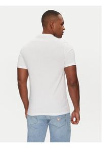 Guess T-Shirt M5GI07 I3Z14 Biały Slim Fit. Kolor: biały. Materiał: bawełna