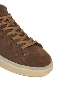 D.A.T.E. Sneakersy Levante Suede M431-LV-SD Brązowy. Kolor: brązowy. Materiał: skóra