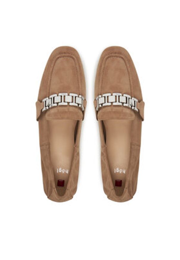 HÖGL Loafersy Madeleine 9-100952 Brązowy. Kolor: brązowy. Materiał: zamsz, skóra