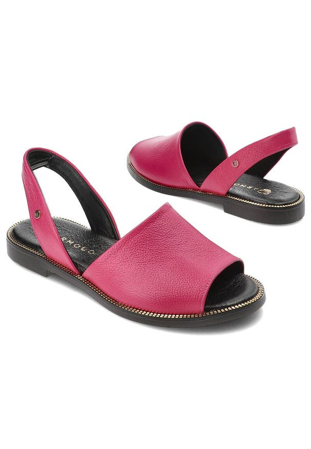 Różowe Sandały Armodo Wygodne Obuwie Damskie. Zapięcie: pasek. Kolor: różowy. Sezon: lato