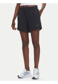 Adidas - adidas Szorty sportowe ALL SZN Soft Lux JM3751 Czarny Loose Fit. Kolor: czarny. Materiał: syntetyk