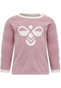 Koszulka dziecięca Hummel hmlFLIPPER. Kolor: różowy. Materiał: skóra. Długość rękawa: długi rękaw #1