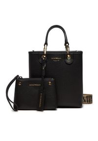 Emporio Armani Torebka EW000362 AF12103 MC032 Czarny. Kolor: czarny. Materiał: skórzane