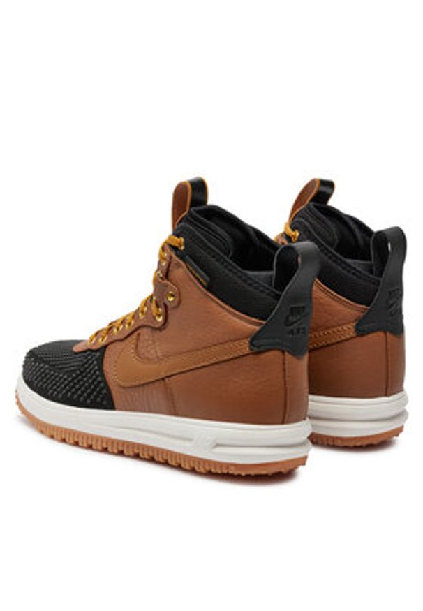 Nike Sneakersy Lunar Force 1 Duckboot 805899 202 Brązowy. Kolor: brązowy. Materiał: skóra