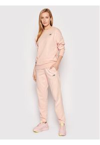 New Balance Bluza Unisex UT21501 Różowy Relaxed Fit. Kolor: różowy. Materiał: syntetyk