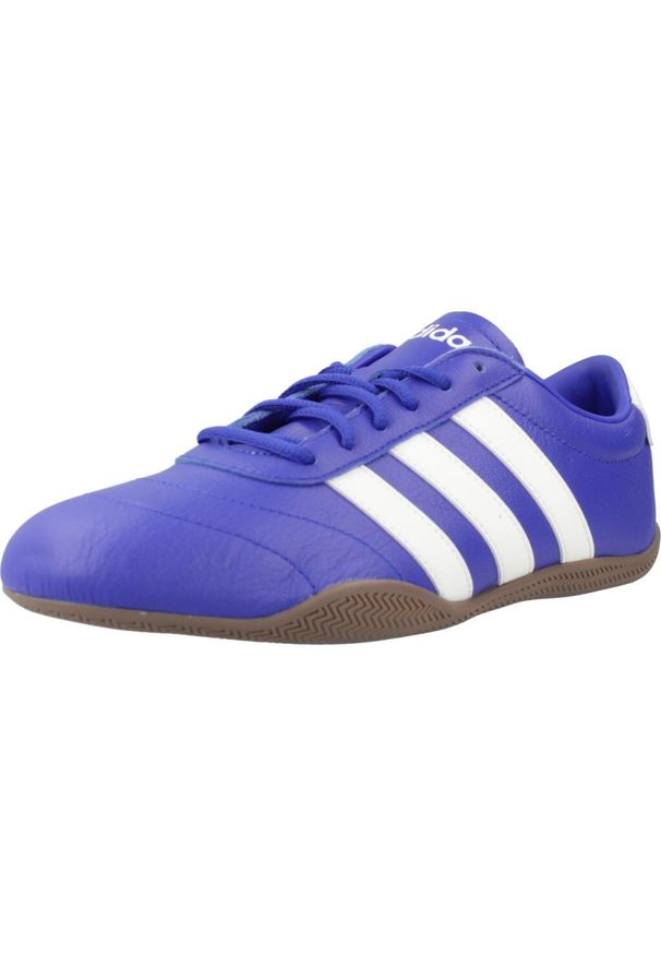Adidas - Buty ADIDAS GRAND COURT LO Niebieski. Kolor: niebieski. Materiał: tkanina, skóra. Styl: sportowy