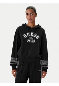 Guess Bluza V6RQ02 KCAY2 Czarny Regular Fit. Kolor: czarny. Materiał: syntetyk #1