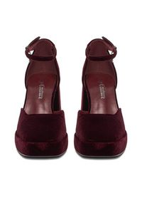 Juicy Couture Czółenka EO-W2SH59501A Bordowy. Kolor: czerwony. Materiał: materiał #2